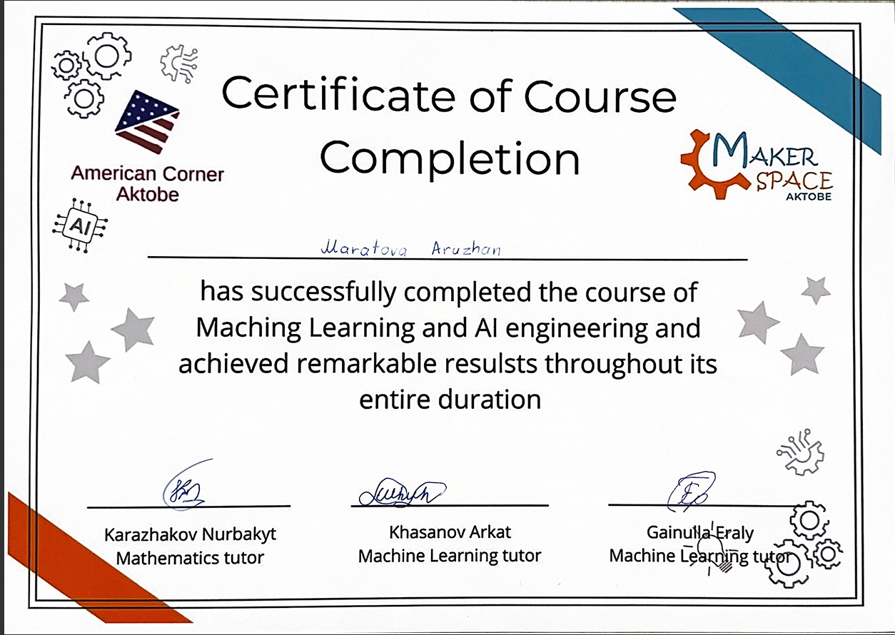 ML & AI Certificate